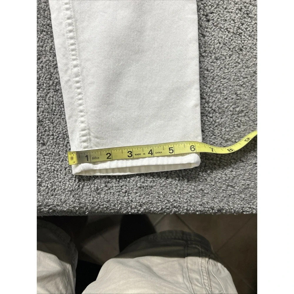 Acne Studios Ace Jeans Mens 28x32 White Skinny Leg Tapered Denim